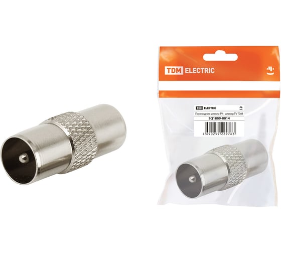 Переходник TDM штекер TV - штекер TV SQ1809-0014