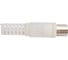 Антенный TV штекер TDM пластиковый без пайки белый SQ1809-0008 4