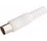Антенный TV штекер TDM пластиковый без пайки белый SQ1809-0008 1