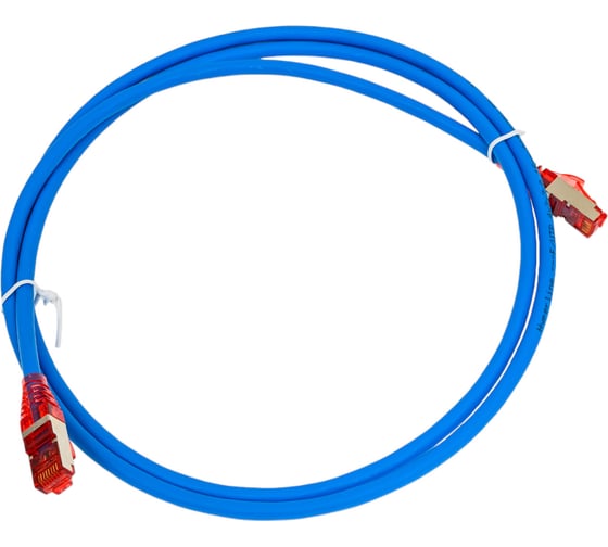 Экранированный патч-корд Hyperline F/UTP PC-LPM-STP-RJ45-RJ45-C5e-1.5M-LSZH-BL Cat.5е (100% Fluke Component Tested), LSZH, 1.5 м, синий 230091