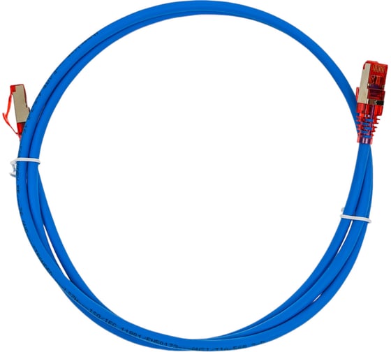 Экранированный патч-корд Hyperline F/UTP PC-LPM-STP-RJ45-RJ45-C5e-1.5M-LSZH-BL Cat.5е (100% Fluke Component Tested), LSZH, 1.5 м, синий 230091