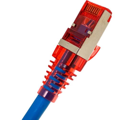 Экранированный патч-корд Hyperline F/UTP PC-LPM-STP-RJ45-RJ45-C5e-1.5M-LSZH-BL Cat.5е (100% Fluke Component Tested), LSZH, 1.5 м, синий 230091