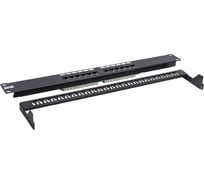 Патч-панель Hyperline PP2-19-12-8P8C-C6-110D 19", 1U, 12 портов RJ-45, категория 6, Dual IDC 433641