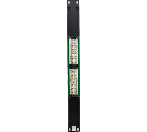 Патч-панель Hyperline PP2-19-12-8P8C-C6-110D 19", 1U, 12 портов RJ-45, категория 6, Dual IDC 433641
