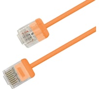 Патч-корд Hyperline PC-LPU-UTP-RJ45-RJ45-C6-3M-LSZH-OR U/UTP, категория 6 (100% Fluke Component Tested), 32AWG, LSZH, 3 м, оранжевый 490734