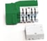 Вставка Keystone Hyperline KJNE-8P8C-C6-90-GN Jack RJ-45(8P8C), категория 6, 110 IDC, заделка с помощью NE-TOOL, зеленая 212410 2