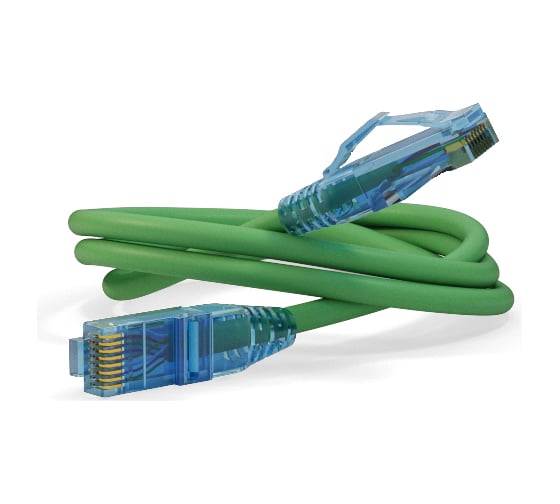 Патч-корд Hyperline PC-LPM-UTP-RJ45-RJ45-C6-15M-LSZH-GN U/UTP, Cat.6 (100% Fluke Component Tested), LSZH, 15 м, зеленый 230325