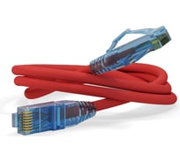 Патч-корд Hyperline PC-LPM-UTP-RJ45-RJ45-C6-15M-LSZH-RD U/UTP, Cat.6 (100% Fluke Component Tested), LSZH, 15 м, красный 230330