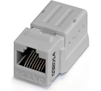 Вставка Keystone Hyperline KJNE-8P8C-C5e-90-GY Jack RJ-45(8P8C), категория 5e, 110 IDC, заделка с помощью NE-TOOL, серая 212407