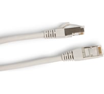 Патч-корд Hyperline PC-LPM-STP-RJ45-RJ45-C6a-15M-LSZH-GY U/FTP, экранированный, Cat.6a (100% Fluke Component Tested), LSZH, 15 м, серый 239149