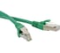 Патч-корд Hyperline PC-LPM-STP-RJ45-RJ45-C6-5M-LSZH-GN U/FTP, экранированный, Cat.6 (100% Fluke Component Tested), LSZH, 5 м, зеленый 230373 1
