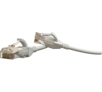 Патч-корд Hyperline PC-LPT-UTP-RJ45-RJ45-C6-1.5M-LSZH-WH U/UTP, категория 6 (100% Fluke Component Tested), 28AWG, LSZH, 1.5 м, белый 445742