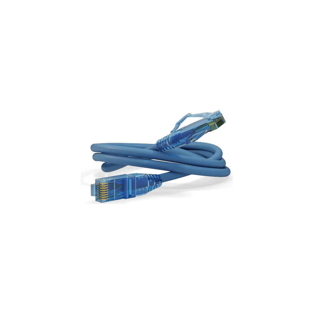 Патч-корд  PC-LPM-UTP-RJ45-RJ45-C6-1M-LSZH-BL U/UTP, Cat.6 .