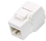 Вставка Keystone Hyperline KJ8-8P8C-C6-180-TLS-WH Jack RJ-45(8P8C), категория 6, тип 180 градусов, Toolless, белая 426190 2