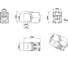 Вставка Keystone Hyperline KJ8-8P8C-C6-180-TLS-WH Jack RJ-45(8P8C), категория 6, тип 180 градусов, Toolless, белая 426190 5