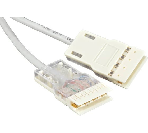 Патч-корд Hyperline PC-110-110-4P-C6-2M-GY 110 тип-110 тип, 4 пары, Cat.6, 2 м 38326