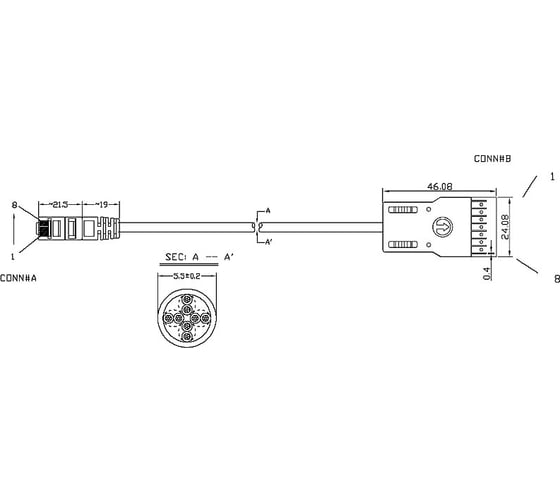 Патч-корд Hyperline PC-110-RJ45-4P-C5e-3M-LSZH-GY 110 тип - RJ-45, 4 пары, Cat.5e, LSZH, 3 м, серый 229905