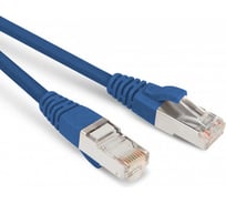 Патч-корд Hyperline PC-LPM-SFTP-RJ45-RJ45-C5e-2M-LSZH-BL SF/UTP, экранированный, Cat.5e (100% Fluke Component Tested), LSZH, 2 м, синий 264358