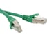 Патч-корд Hyperline PC-LPM-SFTP-RJ45-RJ45-C6-1M-LSZH-GN S/FTP, экранированный, Cat.6 (100% Fluke Component Tested), LSZH, 1 м, зеленый 264455 1