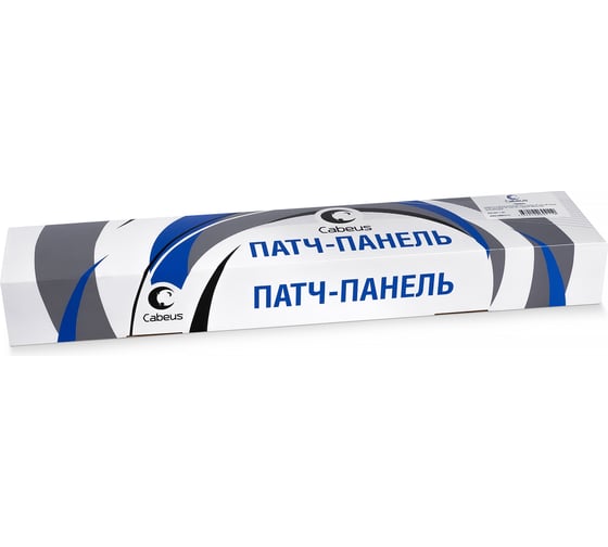 Патч-панель IDC Cabeus 19" (1U), 24 порта RJ-45, категория 6, Dual IDC, с задним кабельным организатором, new PL2-24-Cat.6-Dual