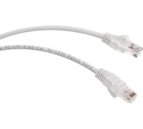 Неэкранированный патч-корд Cabeus U/UTP, категория 5е, 2xRJ45/8p8c, белый, LSZH, 0.3м PC-UTP-RJ45-Cat.5e-0.3m-WH-LSZH