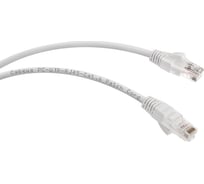 Неэкранированный патч-корд Cabeus U/UTP, категория 6, 2xRJ45/8p8c, белый, PVC, 1м PC-UTP-RJ45-Cat.6-1m-WH