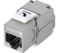 Вставка Keystone Cabeus Jack RJ-45(8P8C), 180 градусов, категория 5e, экранированная, без инструмента Toolless KJ-RJ45-Cat.5e-SH-180-Toolless 26009129