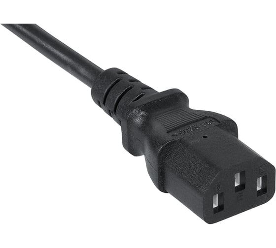 Кабель питания компьютера Cabeus (Schuko+C13) (3x1.0), 1.8 м PC-186-VDE-1.0-1.8M