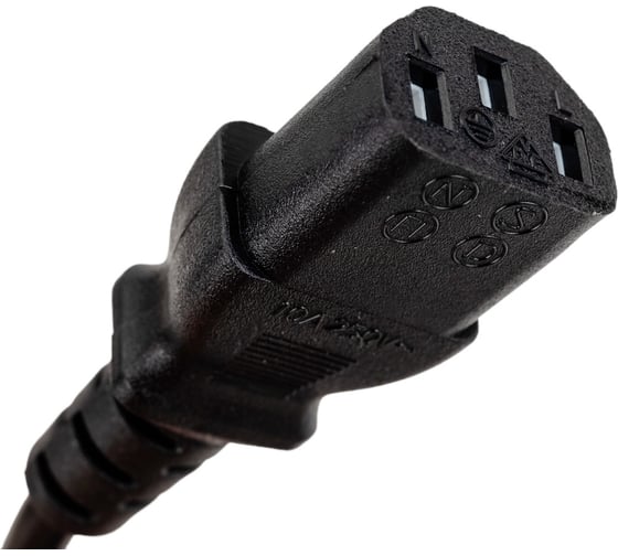 Кабель питания компьютера Cabeus (Schuko+C13) (3x0.75), 1.8м PC-186-VDE-1.8M