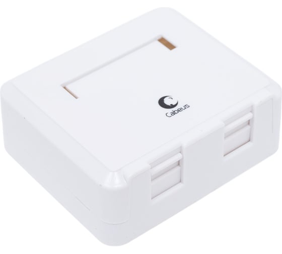 Корпус внешней настенной розетки Cabeus на 2 Keystone MB-2