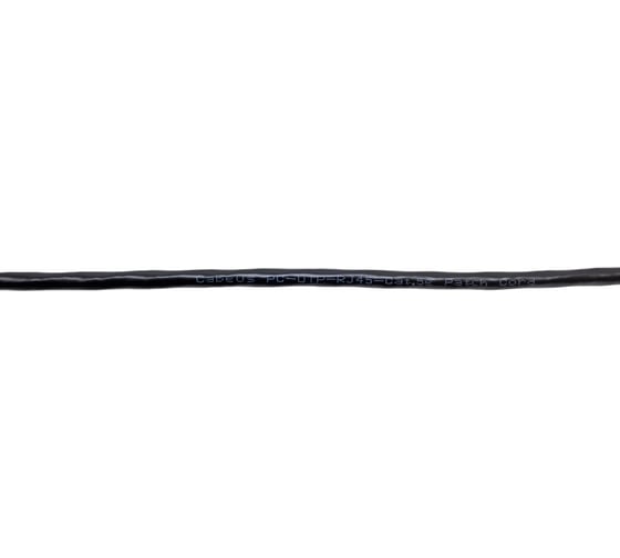 Неэкранированный патч-корд Cabeus U/UTP, категория 5е, 2xRJ45/8p8c, черный, PVC, 5м PC-UTP-RJ45-Cat.5e-5m-BK
