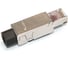 Разъем Hyperline PLUF-8P8C-S-C6-SH RJ-45 (8P8C) под витую пару, полевая заделка, категория 6, экранированный, для одножильного кабеля (внешний диаметр кабеля 6-8 мм, 23-26 AWG), накручивающи 1