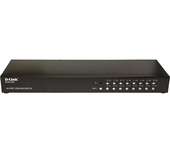 16-портовый переключатель kvm d-link с портами ps2/usb KVM-450/C1A 1