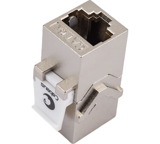 Проходной адаптер Cabeus RJ45-RJ45 (8p8c), категория 6a, экранированный CA-8p8c-C6a-SH