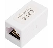 Проходной адаптер Cabeus RJ45-RJ45 (8p8c), категория 6, неэкранированный CA-8p8c-C6