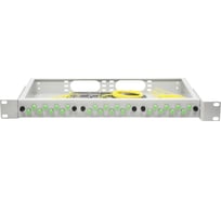Оптический стоечный кросс TWIST на 24 портов FC APC в сборе CROSSO-24FC-A
