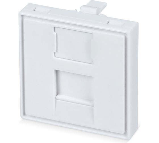 Вставка для 1 модуля формата Keystone Jack Cabeus 45x45 (Mosaic) FP-45-1M