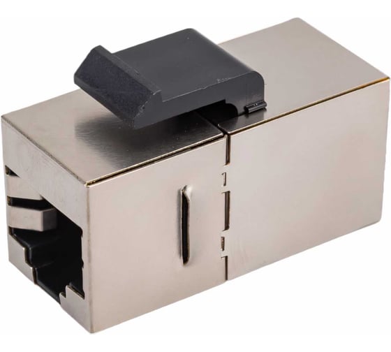 Проходной экранированный адаптер формата Keystone Cabeus RJ45-RJ45 (8p8c), категория 6, CA-KJ-8p8c-C6-SH