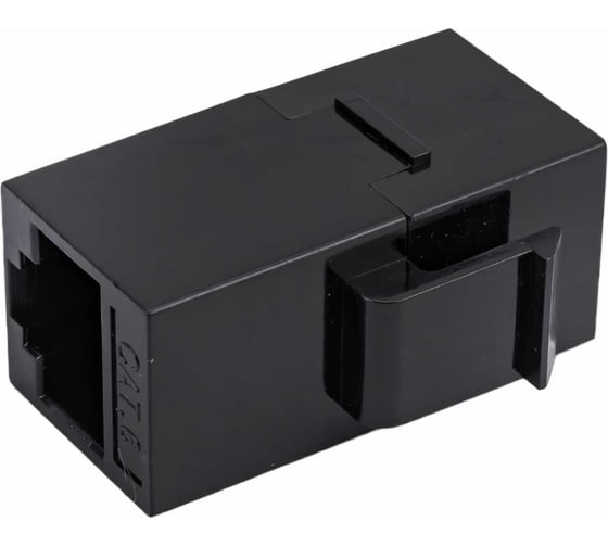 Проходной неэкранированный адаптер формата Keystone Cabeus RJ45-RJ45 (8p8c), категория 6, CA-KJ-8p8c-C6