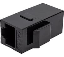 Проходной неэкранированный адаптер формата Keystone Cabeus RJ45-RJ45 (8p8c), категория 5е, CA-KJ-8p8c-C5e