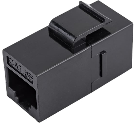 Проходной неэкранированный адаптер формата Keystone Cabeus RJ45-RJ45 (8p8c), категория 5е, CA-KJ-8p8c-C5e