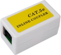 Проходной адаптер Cabeus (coupler), RJ-45(8P8C), категория 5e CA-8P8C-C5e-WH