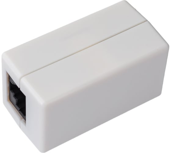 Проходной адаптер Cabeus (coupler), RJ-45(8P8C), категория 5e CA-8P8C-C5e-WH