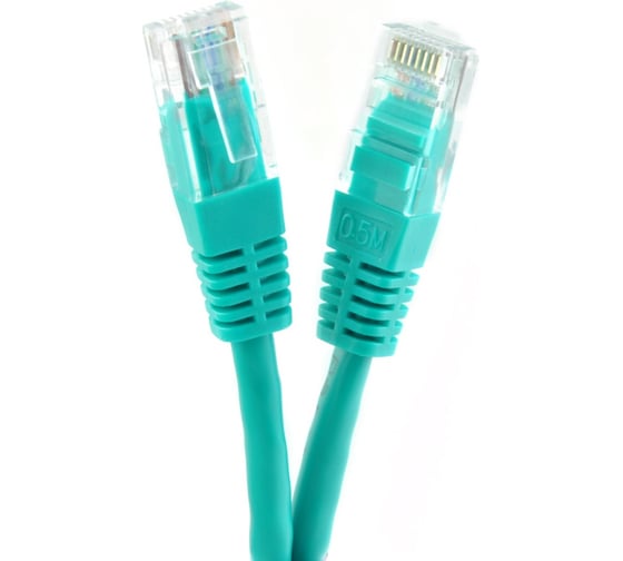 Патчкорд UTP 5e кат. RJ45 вилка - RJ45 вилка, 0.5м, зелёный Belsis BW1484 1