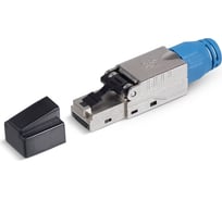 Коннектор RJ-45(8P8C) под витую пару Cabeus категория 8, экранированный, со вставкой 100 шт 8P8C-SH-C8-TWP
