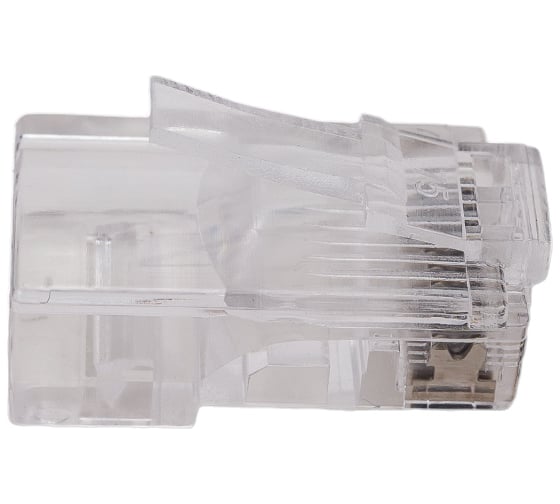 Универсальный коннектор RJ-45 Cabeus быстрой установки под витую пару, категория 5e, (для одножильного и многожильного кабеля) 100 шт 8P8C-FC