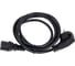 Кабель питания GoPower евровилка cee 7/7-c13 (f) 1.8м пвх 0.75мм черный 00-00024054 1