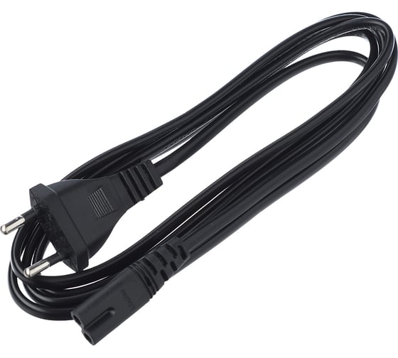 Кабель питания GoPower евровилка-c7 (2-pin) 1.8м пвх 0.75мм черный 00-00025227
