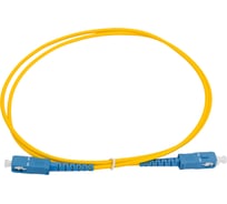 Оптический патч-корд NEWMAX NM симлексный SC/UPC-SC/UPC SM G.652D 3.0мм желтый 1.0 м NM-SC-SC/SU-1.0