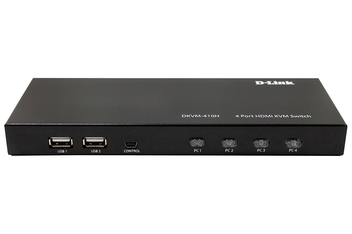 4-портовый kvm-переключатель d-link с портами hdmi и usb DKVM-410H/A2A ...